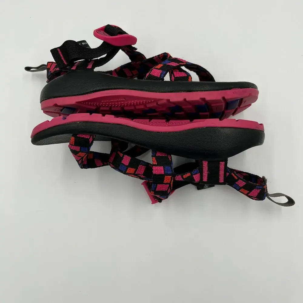 Chaco Little Girl's Z/1 Ecotread Sandals Cubit Magenta sz 1